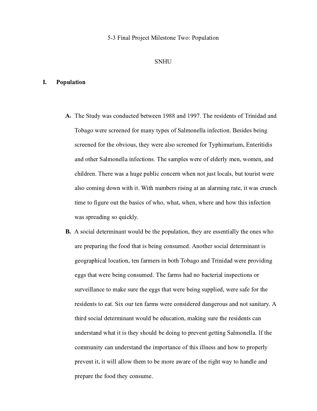 Preview image for 5 3 Final Project Milestone Two Population.docx    5-3 Final Project Milestone Two: Popula